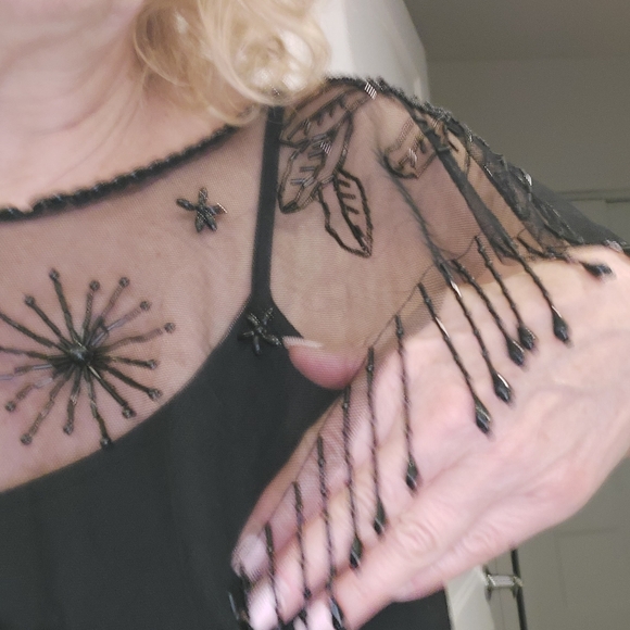 Beaded over shoulder wrap - Picture 6 of 9